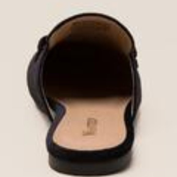 NWT Slip On Wanted Frankie Women's Black Mule Flats Loafers All Sizes - Picture 3 of 11